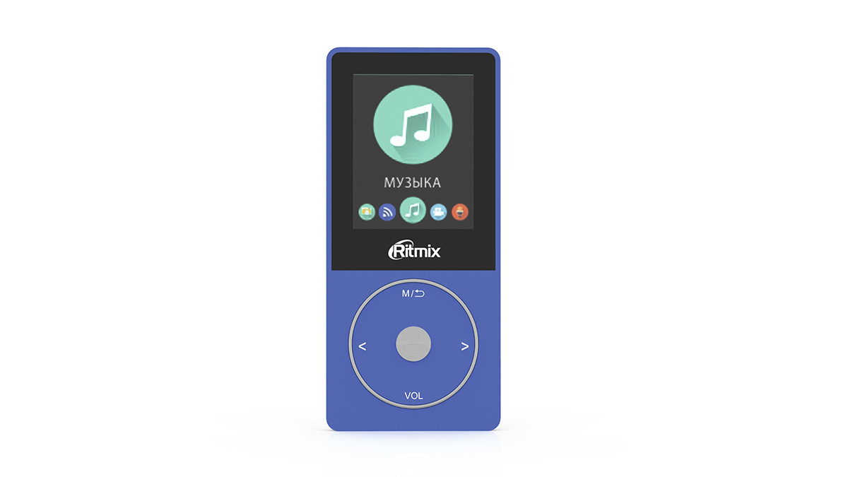 Цифровой плеер Ritmix RF-4650 8GB Blue
Цифровой плеер Ritmix RF-4650 8GB Blue