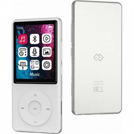 Цифровой плеер Digma M5 16Gb White
Цифровой плеер Digma M5 16Gb White