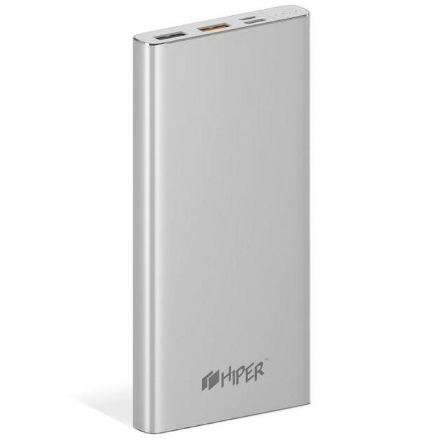 Внешний аккумулятор Hiper MPX10000 Silver, Серебро
Внешний аккумулятор Hiper MPX10000 Silver, Серебро