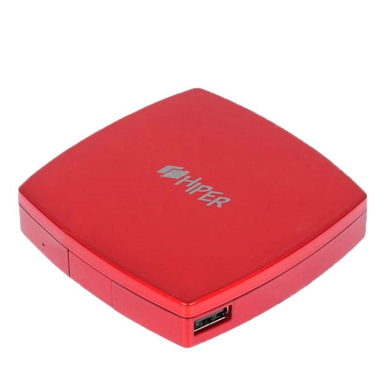 Внешний аккумулятор HIPER MIRROR-4000 Li-Pol 4000mAh 2.1A 1xUSB красный
Внешний аккумулятор HIPER MIRROR-4000 Li-Pol 4000mAh 2.1A 1xUSB красный