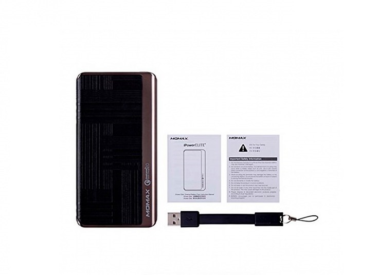 Внешний аккумулятор Momax QC2.0 iPower Elite External Battery Pack Чёрный, Черный
Внешний аккумулятор Momax QC2.0 iPower Elite External Battery Pack Чёрный, Черный