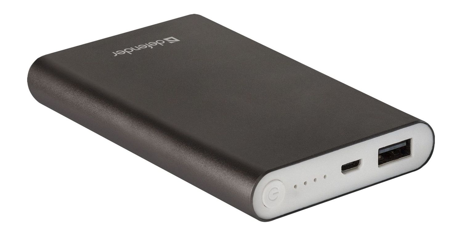 Внешний аккумулятор Defender ExtraLife 8000B, Черный
Внешний аккумулятор Defender ExtraLife 8000B, Черный