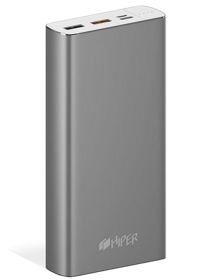 Внешний аккумулятор Hiper MPX20000 серый
Внешний аккумулятор Hiper MPX20000 серый