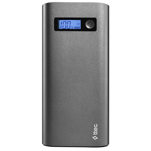 Внешний аккумулятор ТTEC PowerUp 20800mAh Multi LCD s.gra, Серый
Внешний аккумулятор ТTEC PowerUp 20800mAh Multi LCD s.gra, Серый