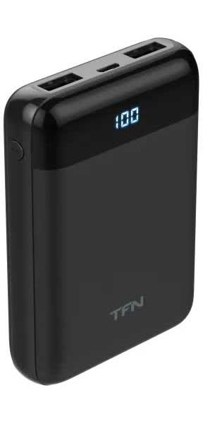 Внешний аккумулятор TFN 10000mAh Mini LCD black, Черный
Внешний аккумулятор TFN 10000mAh Mini LCD black, Черный