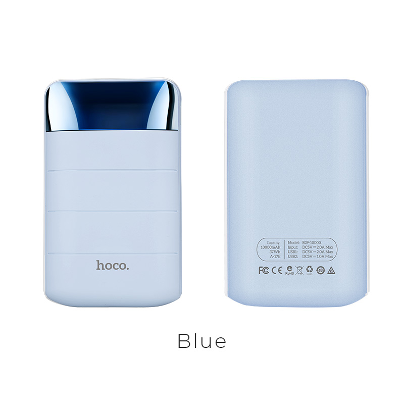 Внешний аккумулятор Hoco Power Bank B29 Domon 10000mAh Blue
Внешний аккумулятор Hoco Power Bank B29 Domon 10000mAh Blue