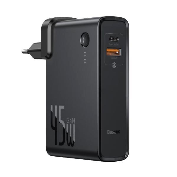 Внешний аккумулятор + ЗУ Baseus Power Station GaN C+C 10000mAh 45W EU Black (PPNLD-F01)
Внешний аккумулятор + ЗУ Baseus Power Station GaN C+C 10000mAh 45W EU Black (PPNLD-F01)
