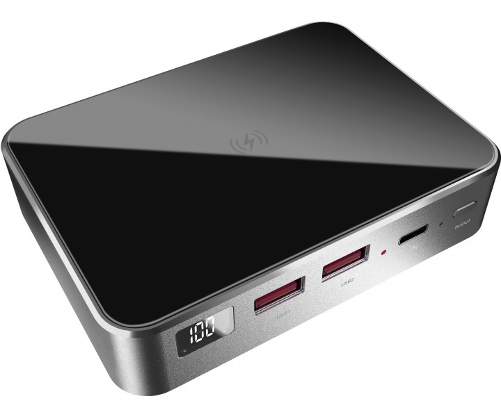 Внешний аккумулятор Prestigio Graphene PD Pro 20000mAh (PPB121G_SG), Черный
Внешний аккумулятор Prestigio Graphene PD Pro 20000mAh (PPB121G_SG), Черный