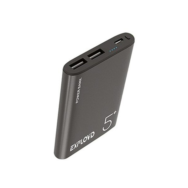 Внешний аккумулятор Exployd EX-PB-900 5000mAh Aluminum Classic серый
Внешний аккумулятор Exployd EX-PB-900 5000mAh Aluminum Classic серый