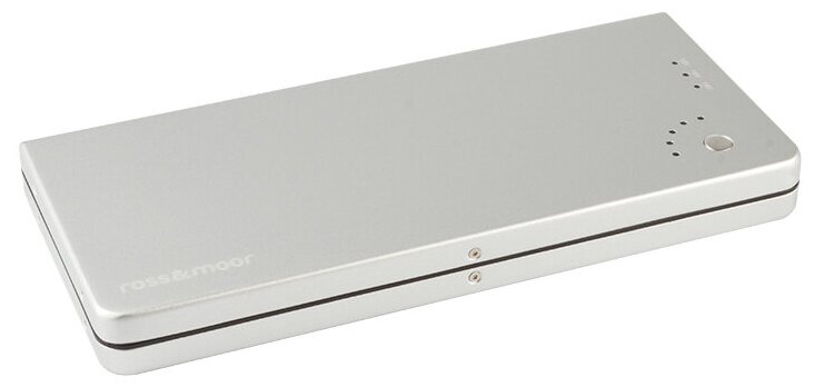 Внешний аккумулятор Ross&Moor Power Bank PB-12000 12000mAh Silver, Серебристый
Внешний аккумулятор Ross&Moor Power Bank PB-12000 12000mAh Silver, Серебристый