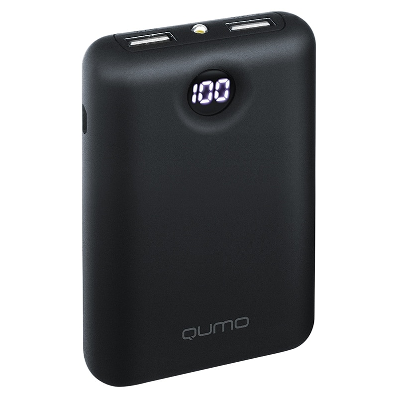 Внешний аккумулятор Qumo Power Bank PowerAid 6600 V2 6600mAh Black 24263, Черный
Внешний аккумулятор Qumo Power Bank PowerAid 6600 V2 6600mAh Black 24263, Черный