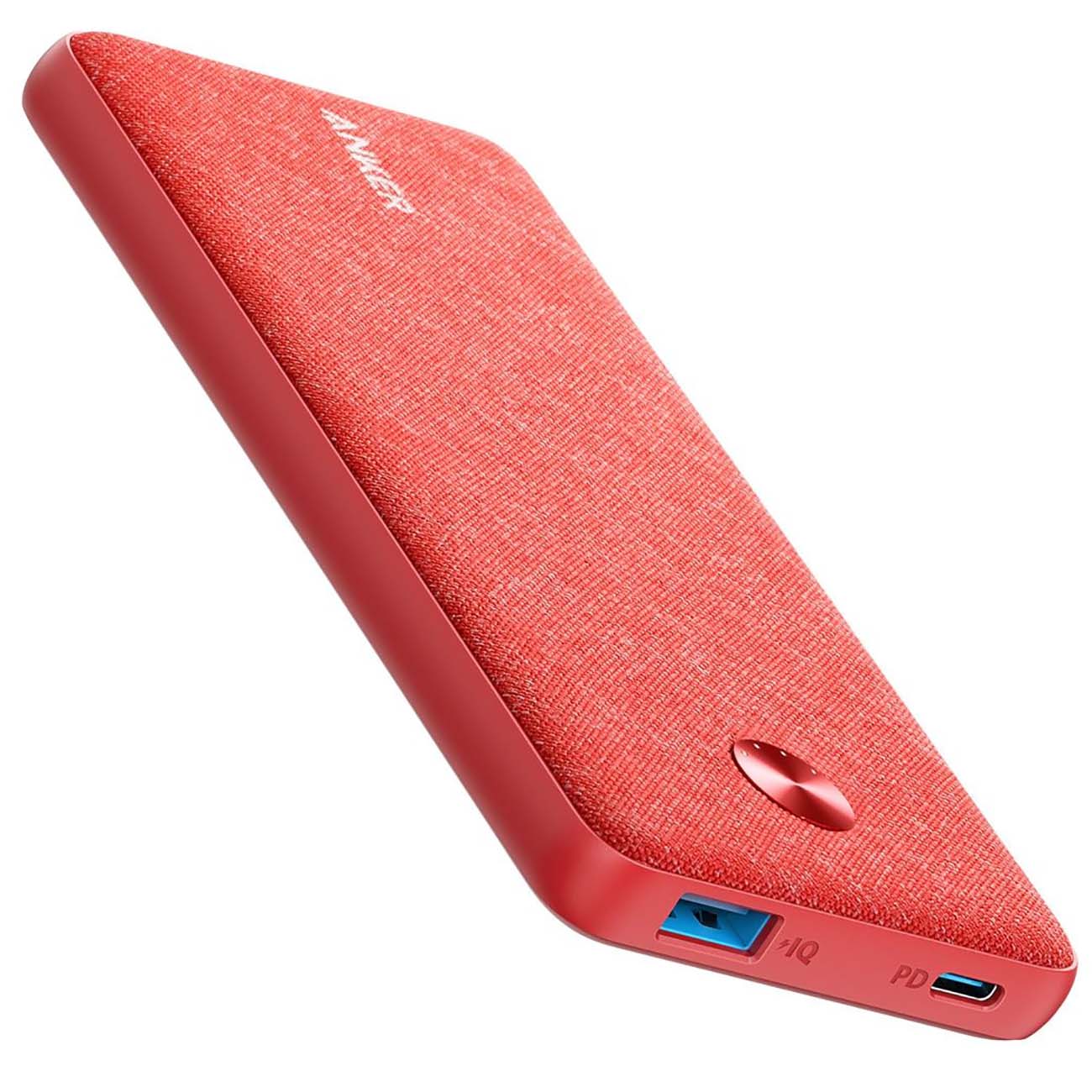Внешний аккумулятор Anker PowerCore Sense 10000 PD Fabric Red, Красный
Внешний аккумулятор Anker PowerCore Sense 10000 PD Fabric Red, Красный