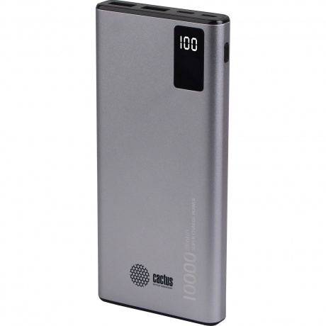 Внешний аккумулятор Cactus CS-PBFSLT-10000 10000mAh 3A 2xUSB серый
Внешний аккумулятор Cactus CS-PBFSLT-10000 10000mAh 3A 2xUSB серый
