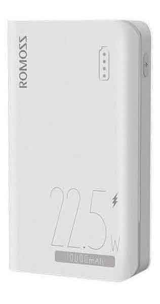 Внешний аккумулятор Romoss Sense 4SF 10000mAh 3A PD 2xUSB белый
Внешний аккумулятор Romoss Sense 4SF 10000mAh 3A PD 2xUSB белый