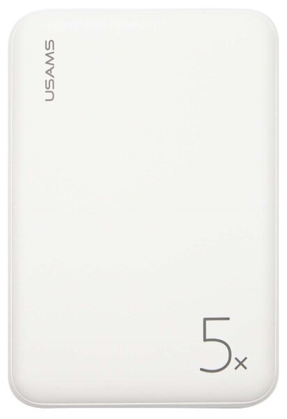 Внешний аккумулятор USAMS US-CD123 (5000 mAh), белый (5KCD12302)
Внешний аккумулятор USAMS US-CD123 (5000 mAh), белый (5KCD12302)