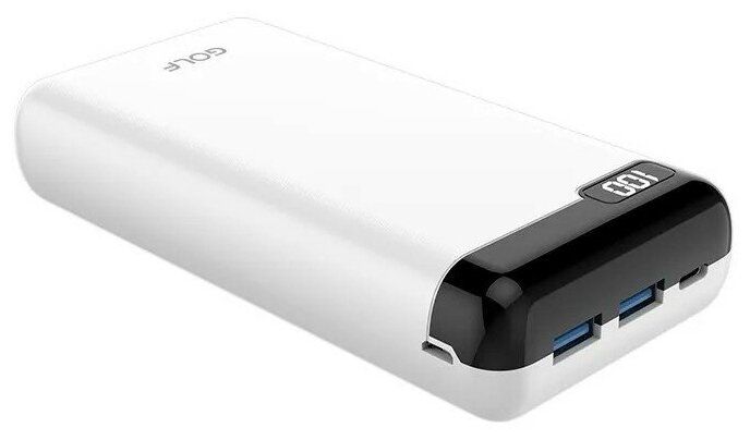 Внешний аккумулятор Red Line GOLF LCD22 (20000 mAh), с LED-дисплеем, белый
Внешний аккумулятор Red Line GOLF LCD22 (20000 mAh), с LED-дисплеем, белый