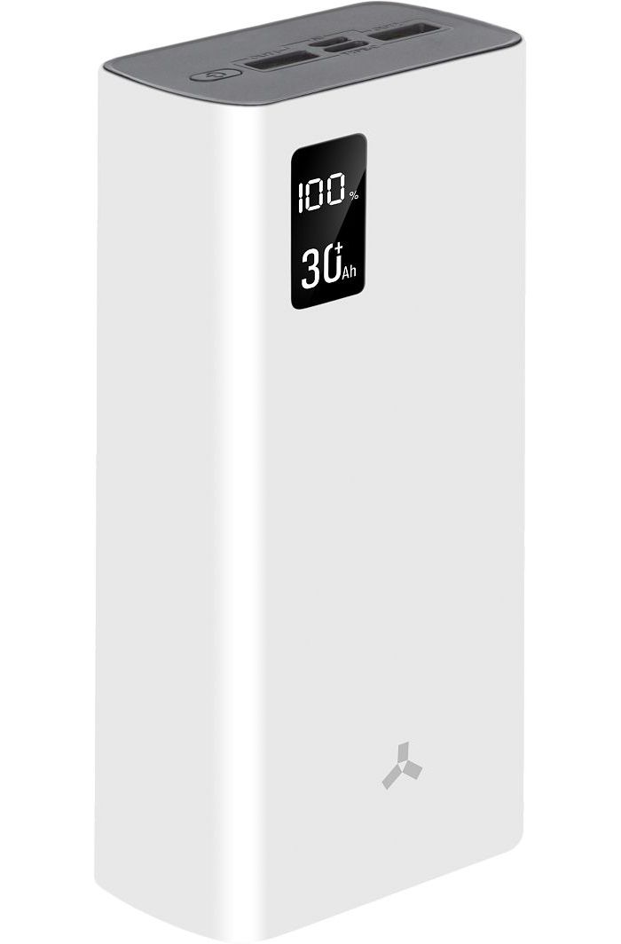 Внешний аккумулятор Accesstyle Bison 30PQD White, Белый
Внешний аккумулятор Accesstyle Bison 30PQD White, Белый