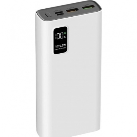Внешний аккумулятор PERO PB06 20000 mAh, Li-Pol, output USB-C + 2 USB-A, белый
Внешний аккумулятор PERO PB06 20000 mAh, Li-Pol, output USB-C + 2 USB-A, белый