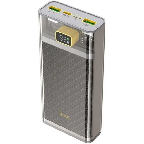 Мобильный аккумулятор Hoco J103A 20000mAh QC3.0/PD3.0 22.5W 5A 2xUSB-A/USB-C серый (88948)
Мобильный аккумулятор Hoco J103A 20000mAh QC3.0/PD3.0 22.5W 5A 2xUSB-A/USB-C серый (88948)