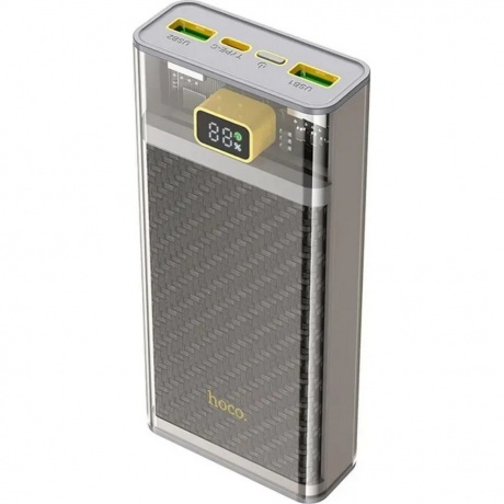 Мобильный аккумулятор Hoco J103A 20000mAh QC3.0/PD3.0 22.5W 5A 2xUSB-A/USB-C серый (88948)
Мобильный аккумулятор Hoco J103A 20000mAh QC3.0/PD3.0 22.5W 5A 2xUSB-A/USB-C серый (88948)