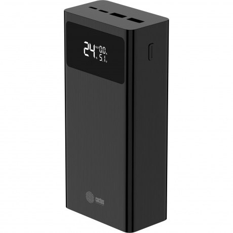 Мобильный аккумулятор Cactus CS-PBFSKA-30000 30000mAh 22.5W 4.5A USB-A/USB-C черный
Мобильный аккумулятор Cactus CS-PBFSKA-30000 30000mAh 22.5W 4.5A USB-A/USB-C черный
