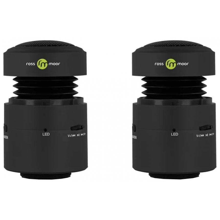 Портативная акустика Ross&Moor Nanobeat 12W Bluetooth Black
Портативная акустика Ross&Moor Nanobeat 12W Bluetooth Black