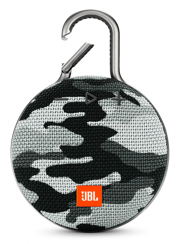 Портативная акустика JBL Clip 3 камуфляж/серый
Портативная акустика JBL Clip 3 камуфляж/серый