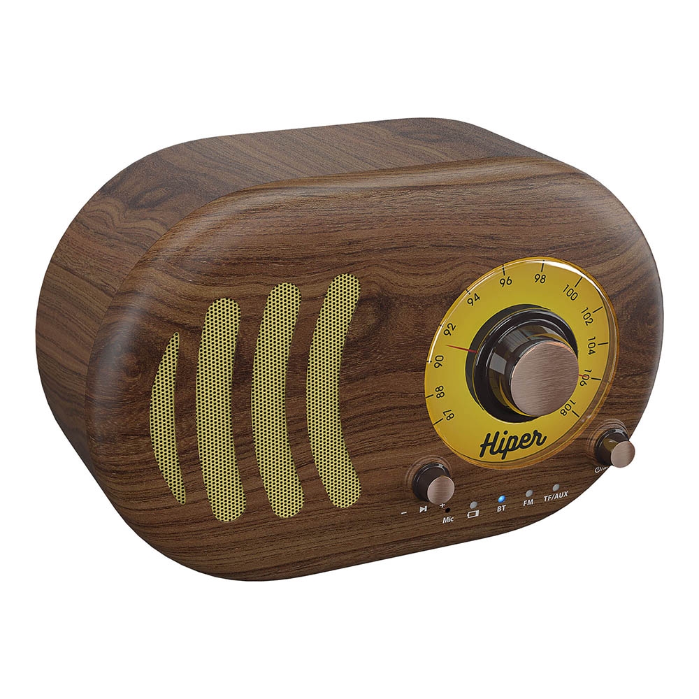 Портативная акустика Hiper Retro S Wooden
Портативная акустика Hiper Retro S Wooden