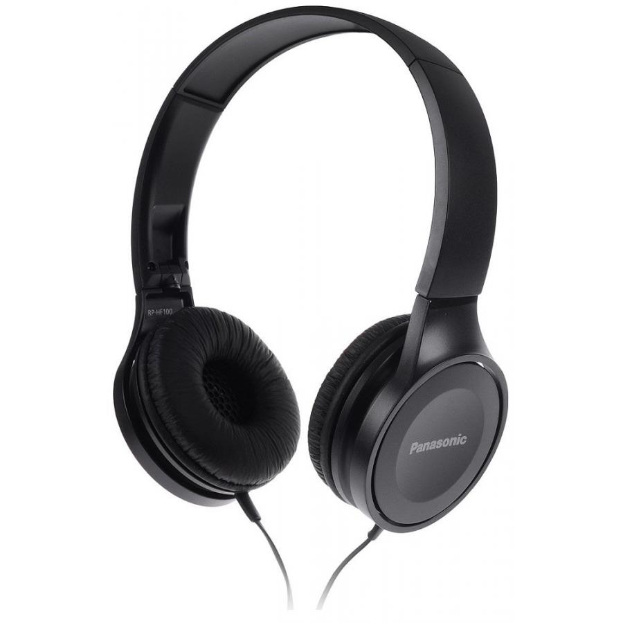 Наушники Panasonic RP-HF100GC-K черный 
Наушники Panasonic RP-HF100GC-K черный