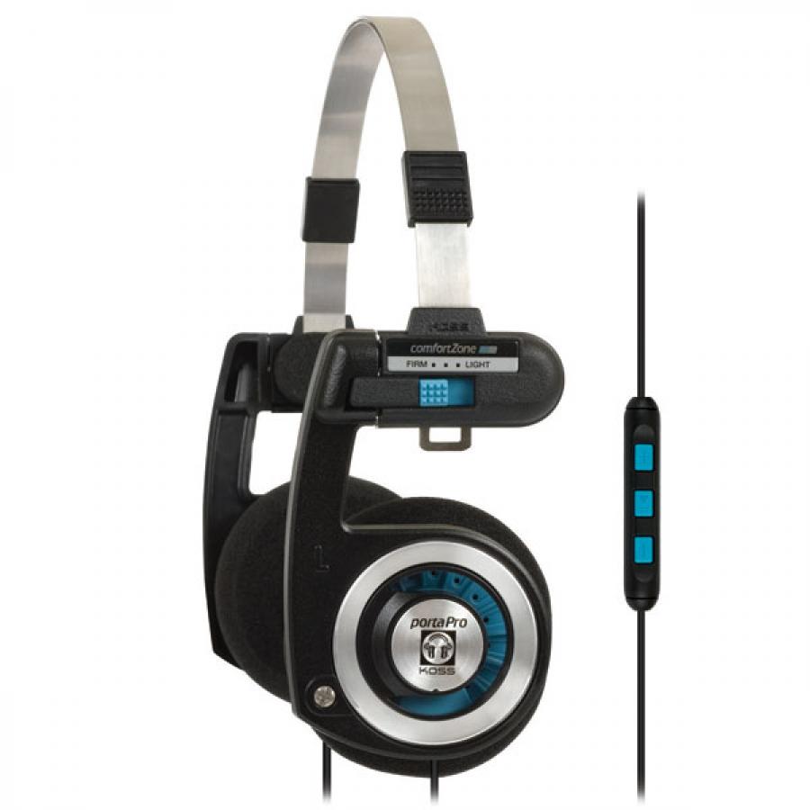 Наушники Koss Porta Pro Remote, Черный/синий
Наушники Koss Porta Pro Remote, Черный/синий