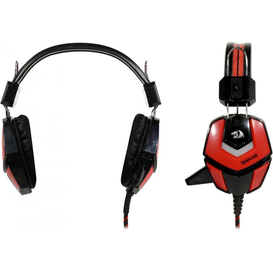 Наушники Redragon Ridley Red-Black, Черный/красный
Наушники Redragon Ridley Red-Black, Черный/красный