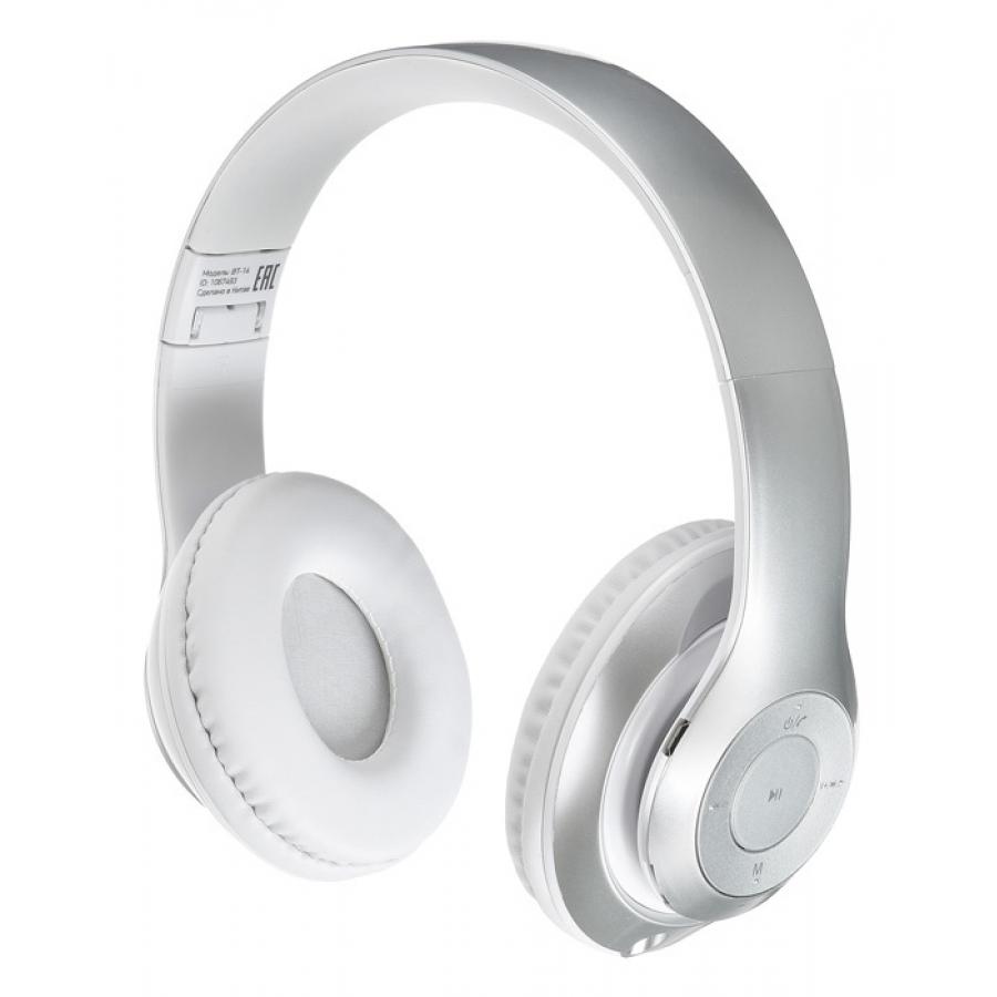 Наушники Digma BT-14 White-Silver (L150BT), Белый/серебро
Наушники Digma BT-14 White-Silver (L150BT), Белый/серебро