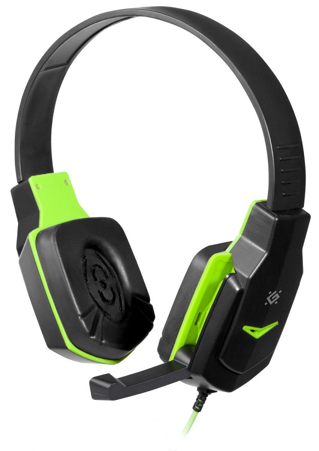 Наушники Defender Warhead G-320 черный+зеленый
Наушники Defender Warhead G-320 черный+зеленый