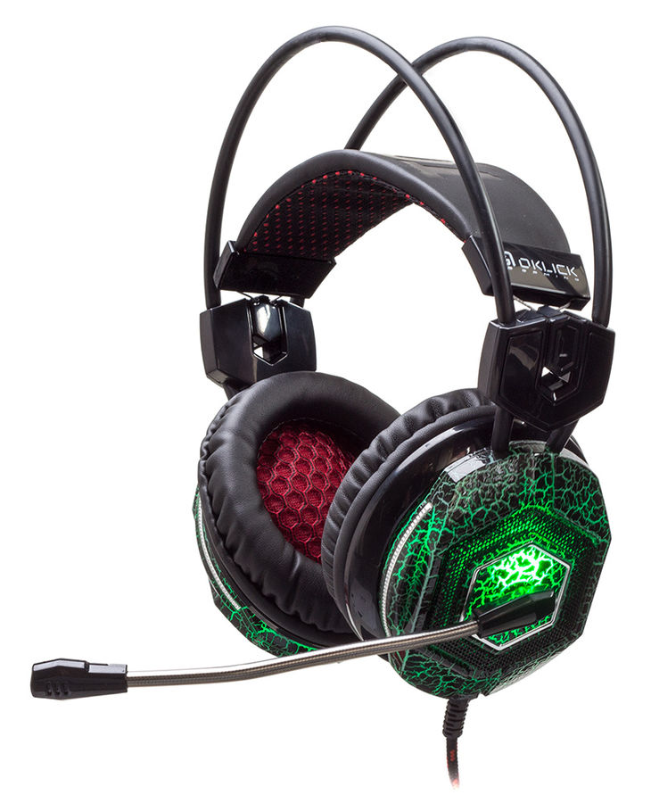 Наушники с микрофоном Oklick HS-L500G TOXIC черный, Черно-зеленый
Наушники с микрофоном Oklick HS-L500G TOXIC черный, Черно-зеленый