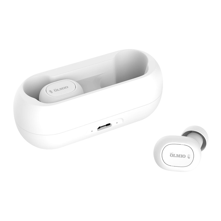 Наушники OLMIO TWE-02 белые, Белый
Наушники OLMIO TWE-02 белые, Белый