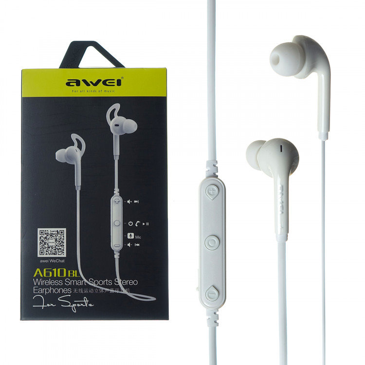 Наушники Awei A610BL White, Белый
Наушники Awei A610BL White, Белый