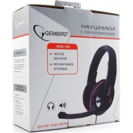 Наушники Gembird MHS-780B Black
Наушники Gembird MHS-780B Black