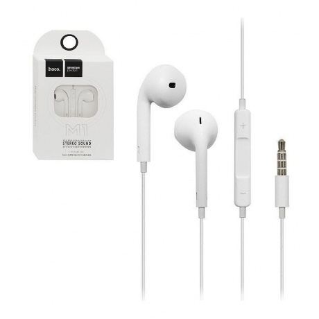 Наушники Hoco M1 White
Наушники Hoco M1 White