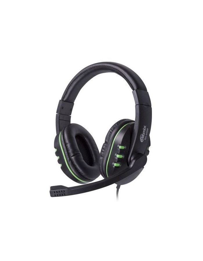 Наушники Ritmix RH-555M Gaming Black-Green, Черный;зеленый
Наушники Ritmix RH-555M Gaming Black-Green, Черный;зеленый