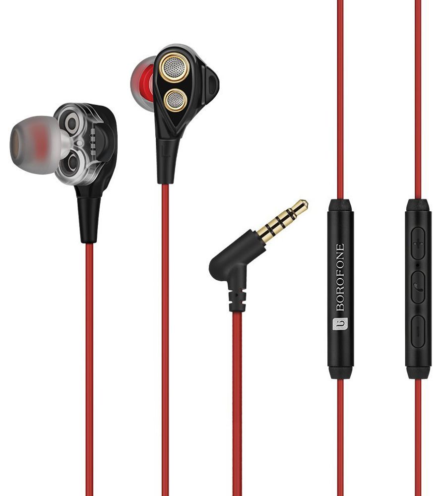 Наушники Borofone BM6 с микрофоном Red, Красный
Наушники Borofone BM6 с микрофоном Red, Красный