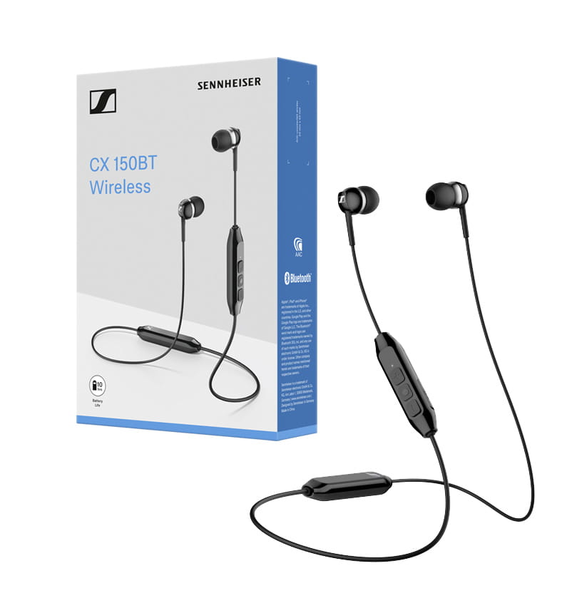 Наушники Sennheiser CX150 BT Black, Черный 
Наушники Sennheiser CX150 BT Black, Черный