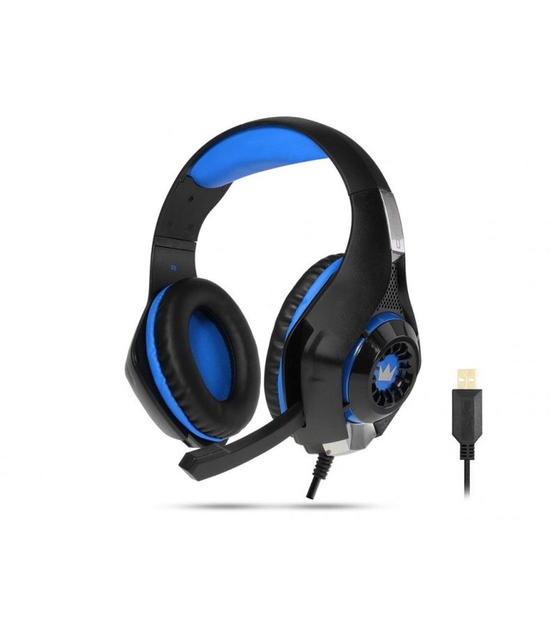 Наушники Crown CMGH-102T Black/Blue, Черно-синий
Наушники Crown CMGH-102T Black/Blue, Черно-синий