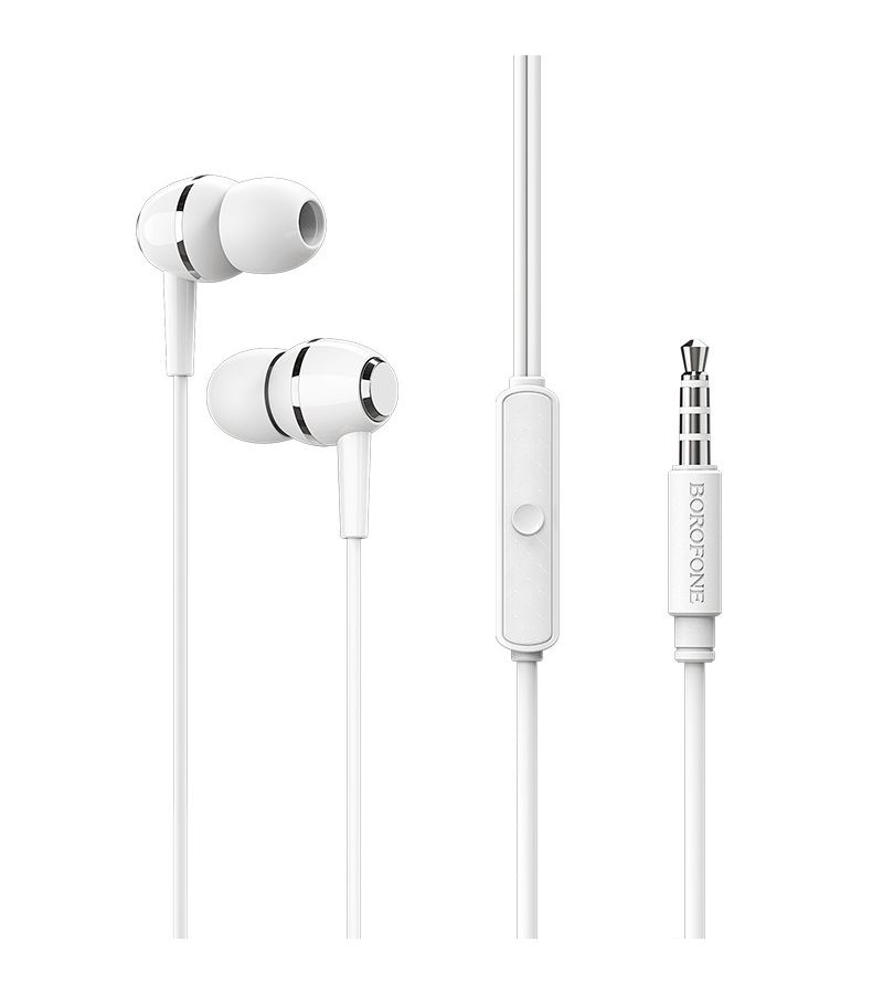 Наушники Borofone BM36 Acura Universal Earphones - White, Белый
Наушники Borofone BM36 Acura Universal Earphones - White, Белый