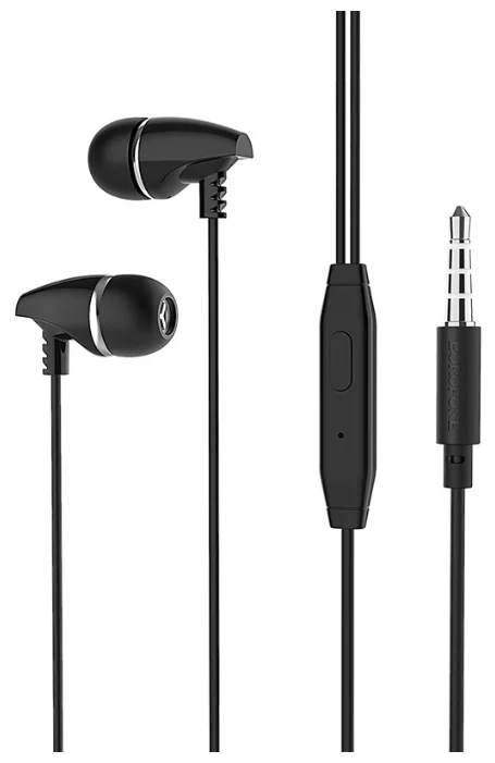 Наушники Borofone BM25 Sound Edge Universal Earphones - Black, Черный
Наушники Borofone BM25 Sound Edge Universal Earphones - Black, Черный
