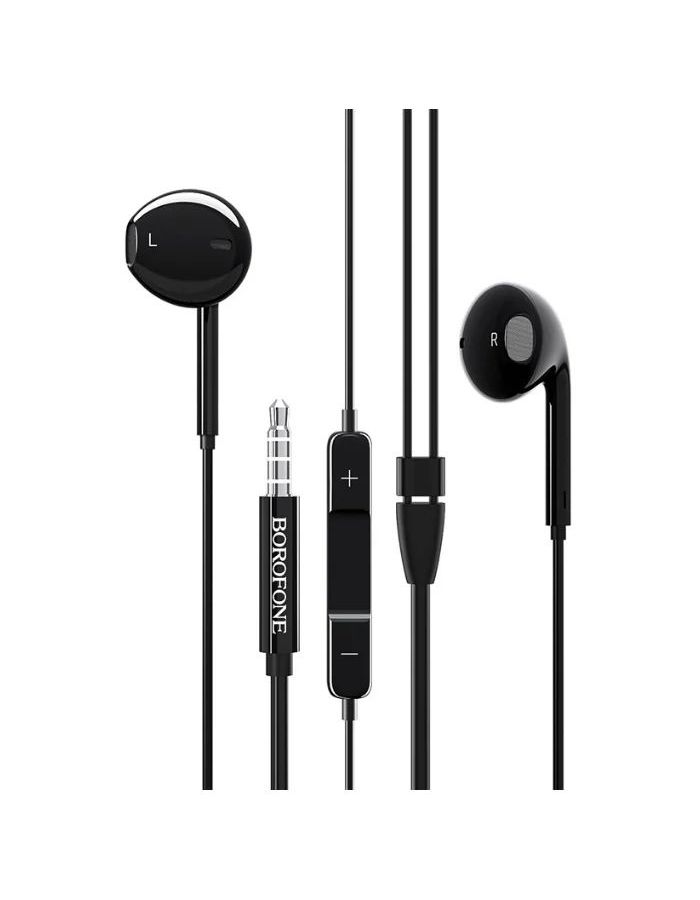 Наушники Borofone BM30 Original Series Wire Control Earphones - Black, Черный
Наушники Borofone BM30 Original Series Wire Control Earphones - Black, Черный