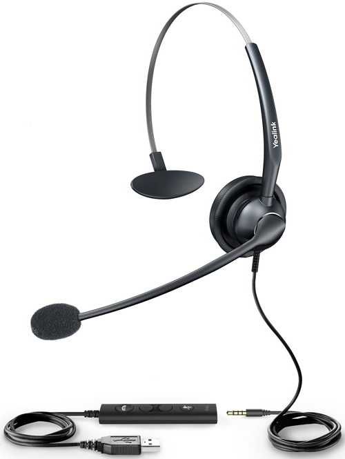 Наушники Yealink UH33, Черный 
Наушники Yealink UH33, Черный