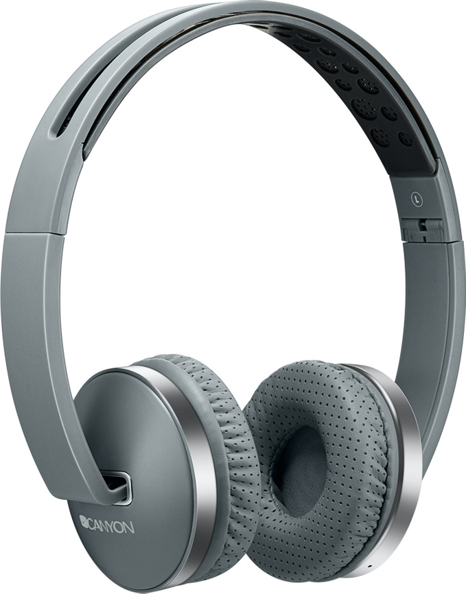 Наушники Canyon CNS-CBTHS2 Grey, Серый 
Наушники Canyon CNS-CBTHS2 Grey, Серый