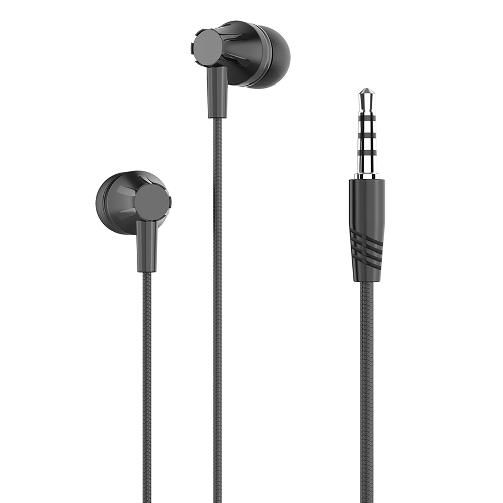 Наушники PERO EP07 черные, Черный 
Наушники PERO EP07 черные, Черный