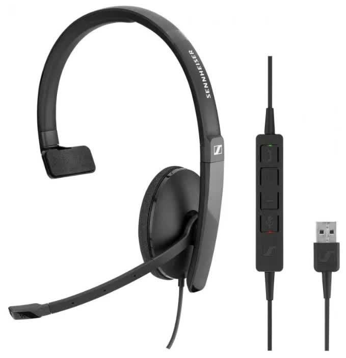 Наушники Sennheiser SC 130 USB, Черный
Наушники Sennheiser SC 130 USB, Черный