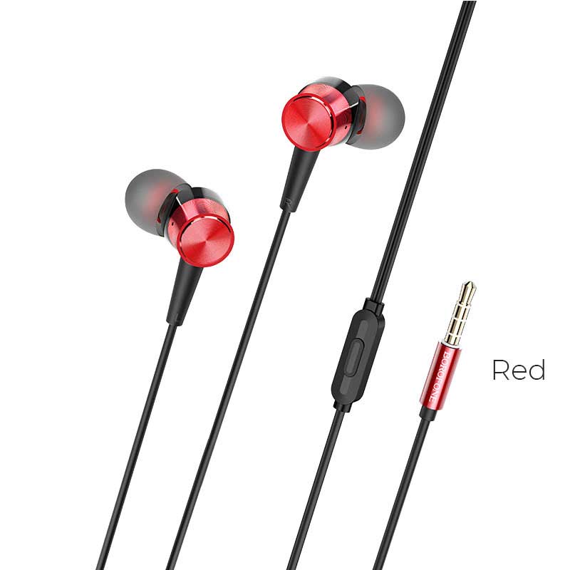 Наушники Borofone BM52 Red, Красный/черный
Наушники Borofone BM52 Red, Красный/черный